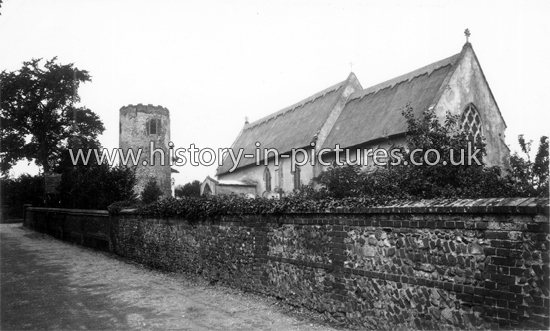 St Andrew Church, Bramfield, Suffolk. c.1930's